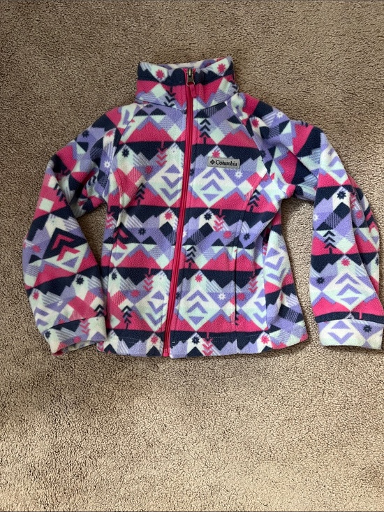 Columbia Other - Columbia Girls' Multi-Color Aztec Fleece Jacket